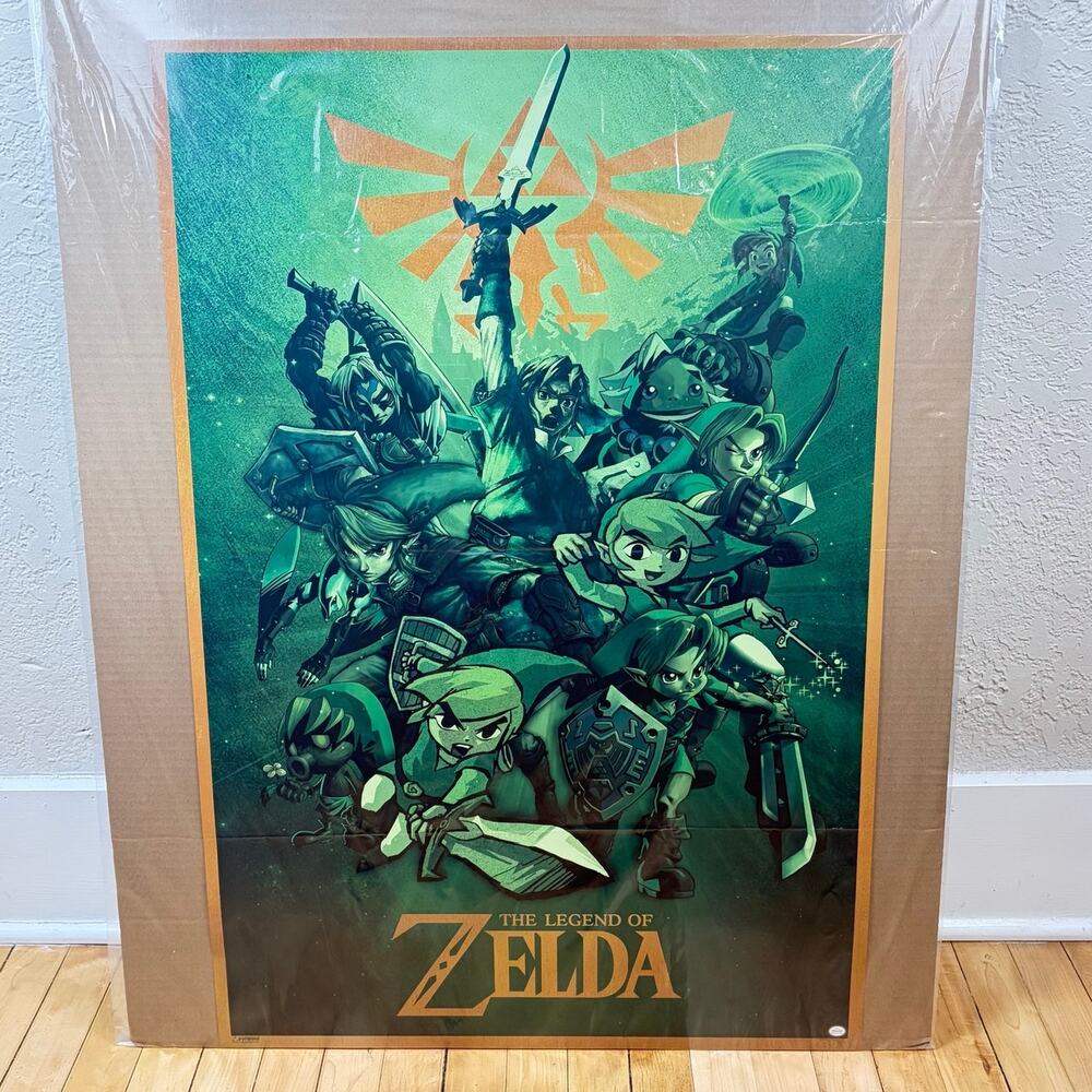 Zelda Links Gaming Video Game Poster 24" x 36"
